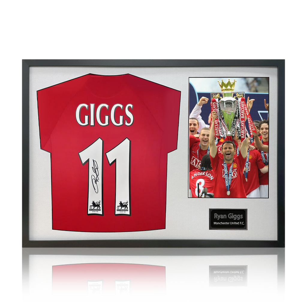 Ryan Giggs Signed Manchester United Shirt Classic Frame