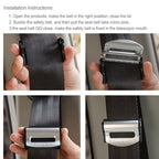 2 PCS SHUNWEI Car Safety Seat Belt Adjuster