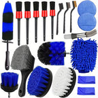 20PCS Car Detailing Brush Kit Wheel, Tire & Drill Cleaning Brush Set