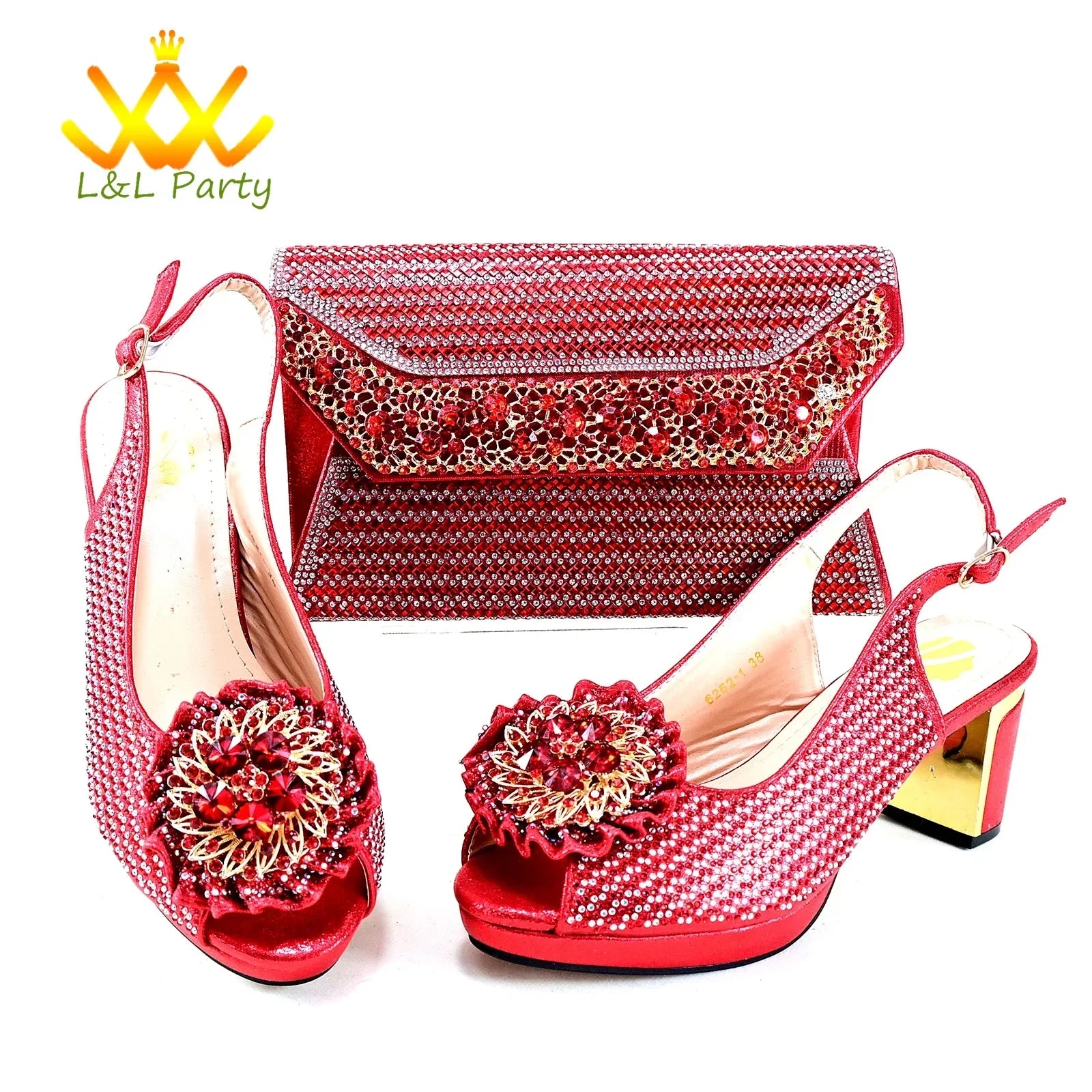 2025 Special New Arrivals Italian Women Shoes and Bag to Match in Green Color