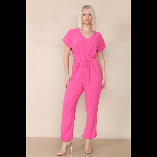 Tie Waist Stylish Harem Jumpsuit