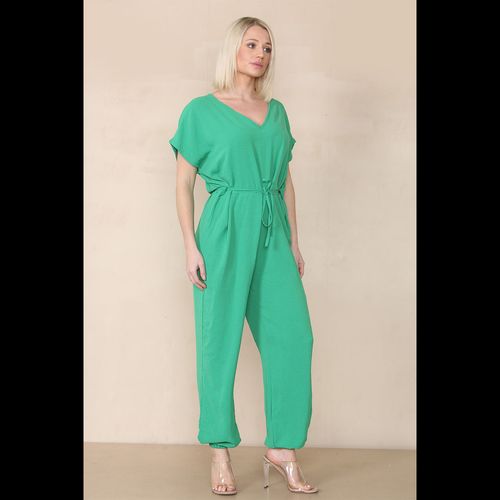 Tie Waist Stylish Harem Jumpsuit