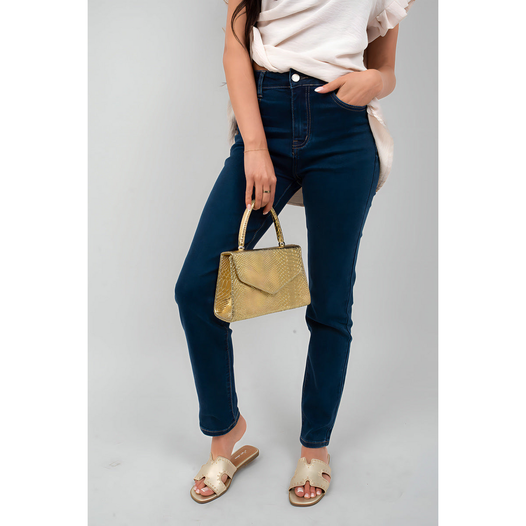 Straight Leg High Waist Jeans