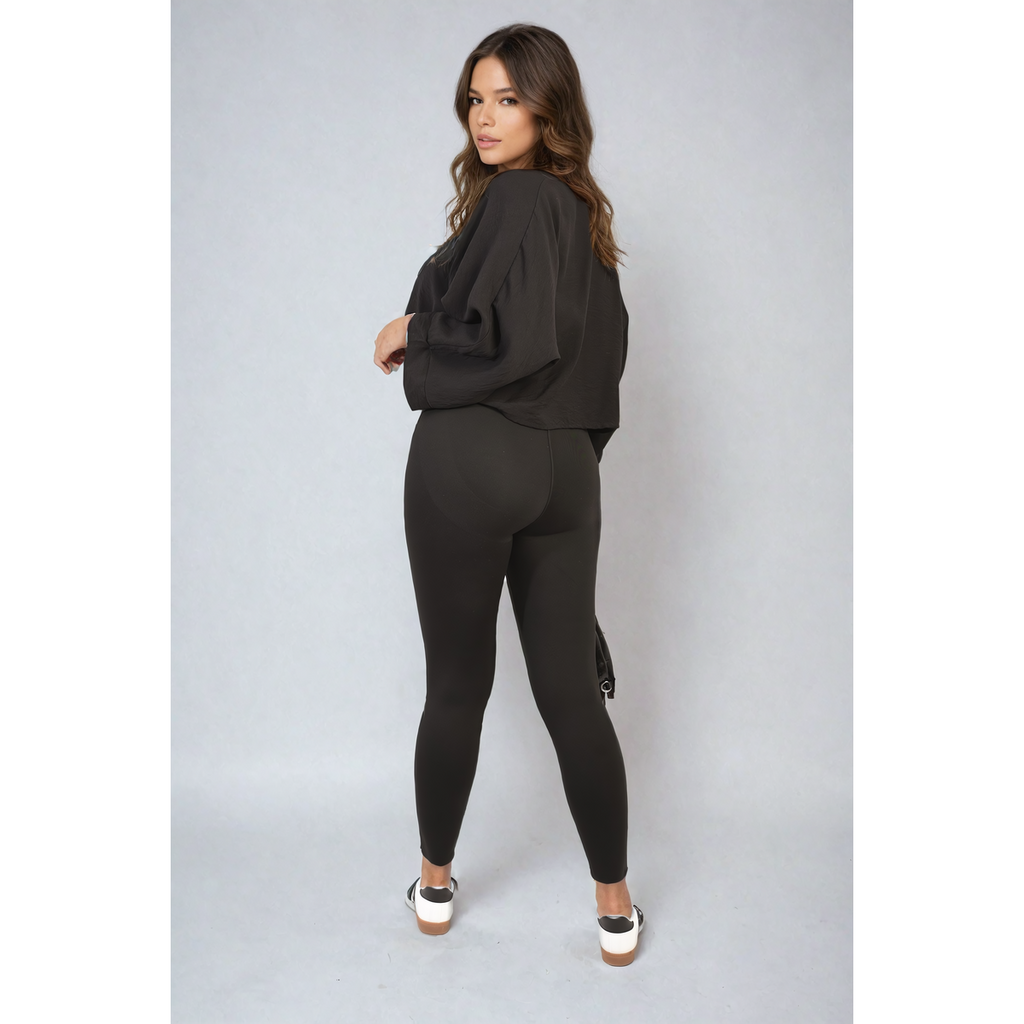 High Waist Wide Waistband Leggings