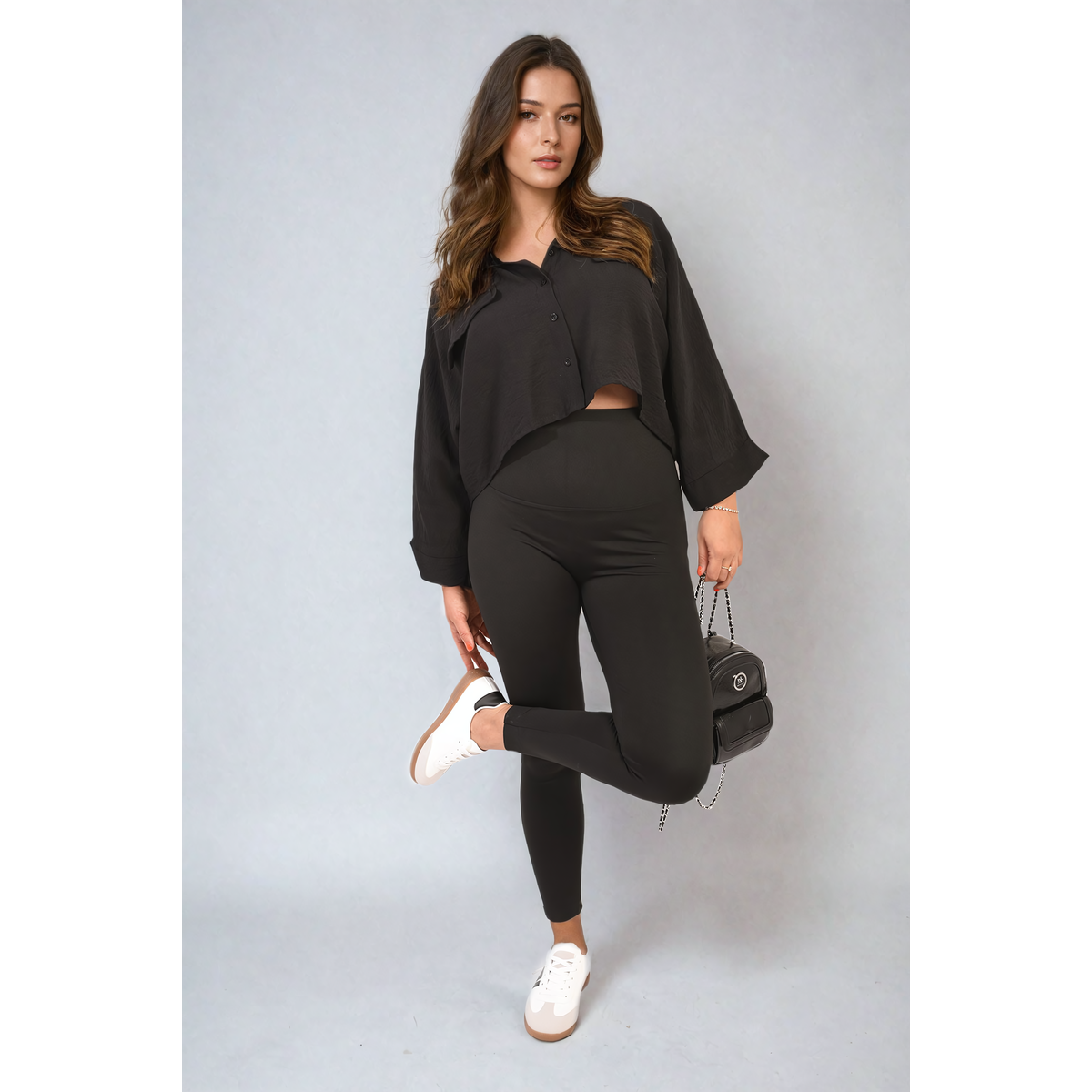 High Waist Wide Waistband Leggings