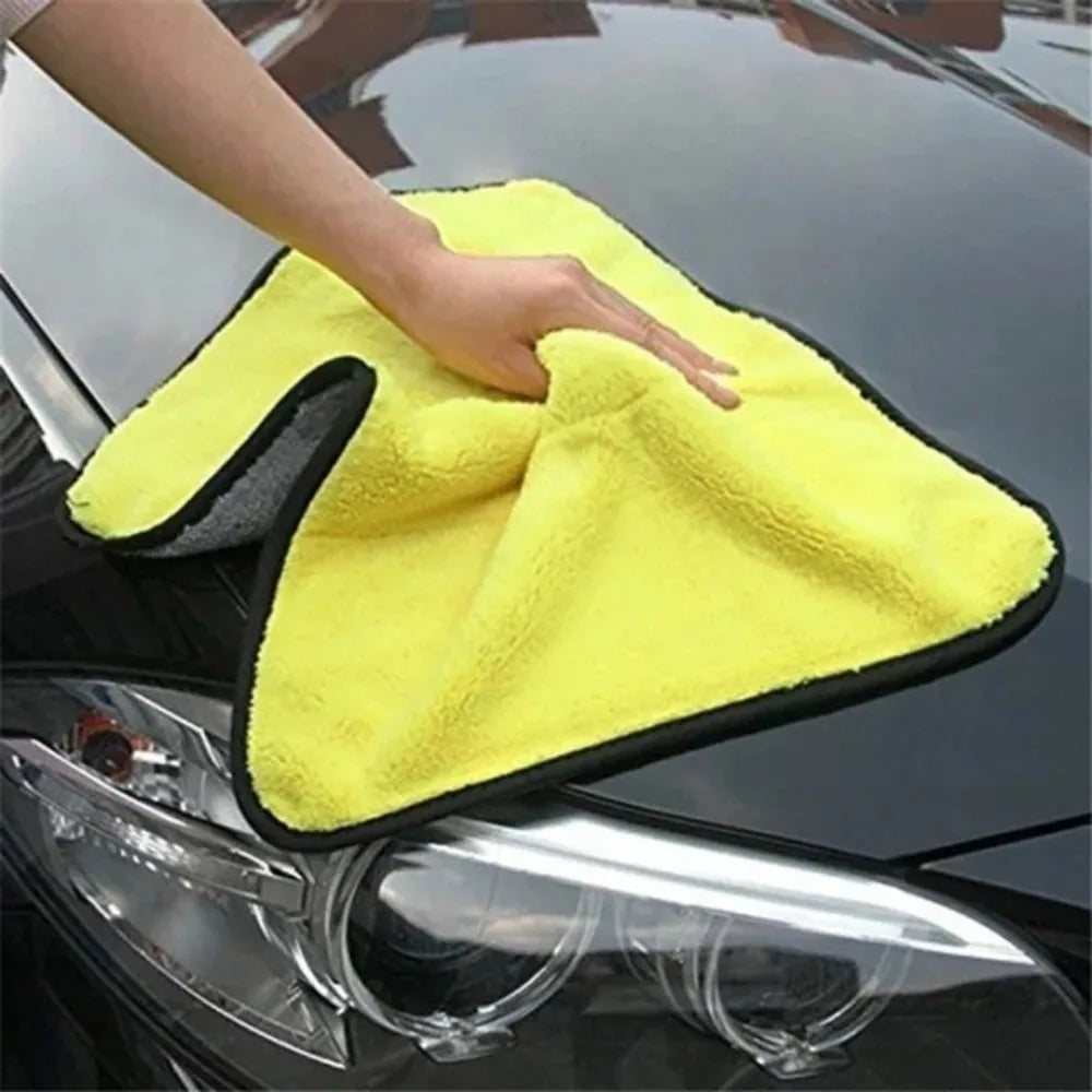 Microfiber Car Cleaning Towels (2/6PCS)  Extra Soft High Absorption Drying Cloths
