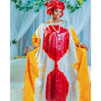 African Women Bazin Riche Boubou Dress Original Dashiki Clothing
