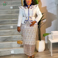 H&D African dresses for woman Turkey dress Sequin Diamond Robe Africaine African clothing Fashion Boubou Africain femme 2026 New