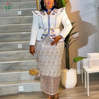 H&D African dresses for woman Turkey dress Sequin Diamond Robe Africaine African clothing Fashion Boubou Africain femme 2026 New