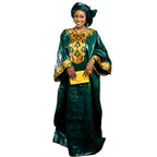 African Dresses For Women's Bazin Riche Embroidery Design Long Dress
