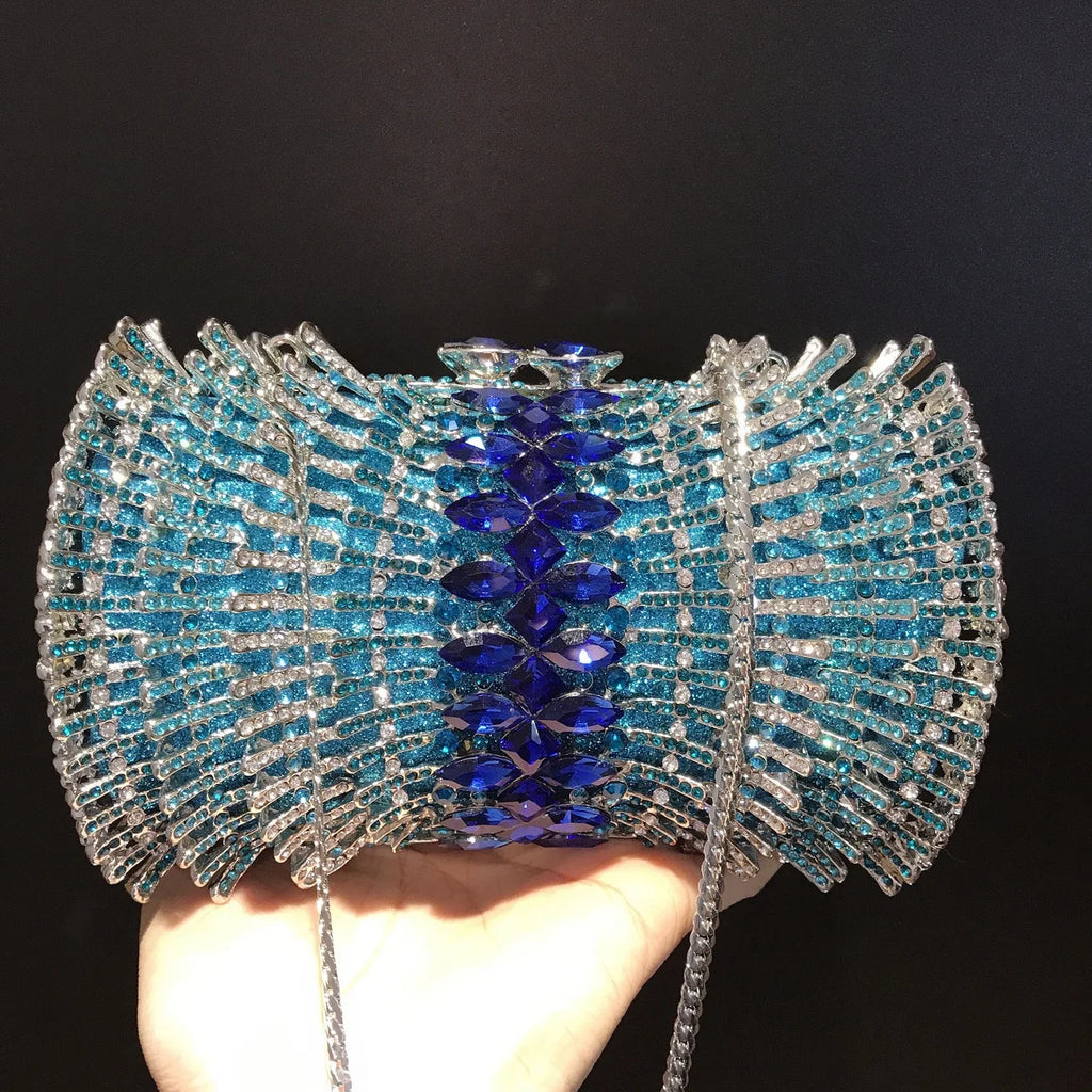 Crystal Women Handbags Luxury Designer Clutch Bags Diamond Handmade Wedding