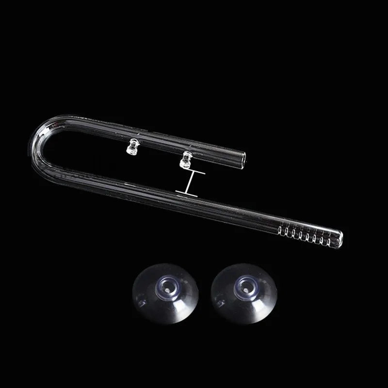Glass Lily Pipe for Fish Tank - High-Quality Inflow & Outflow Tube