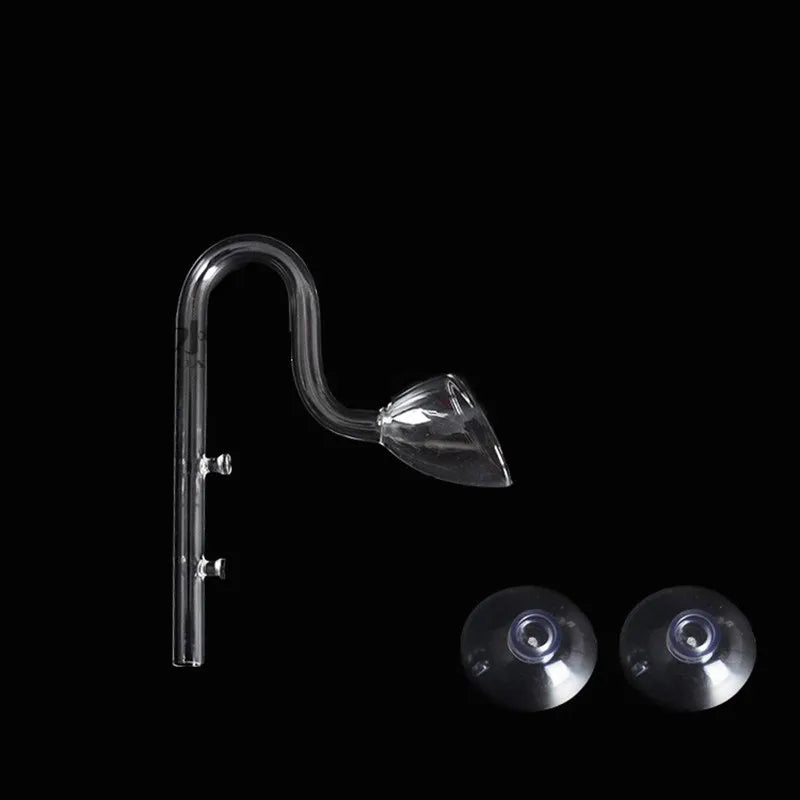 Glass Lily Pipe for Fish Tank - High-Quality Inflow & Outflow Tube