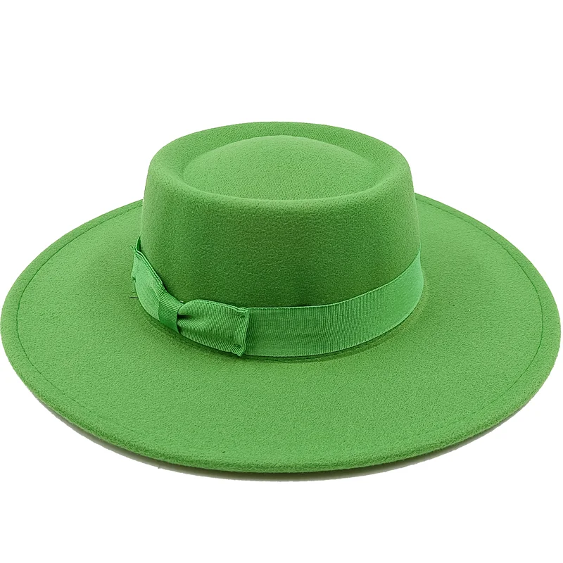 Sombrero Raised Top Fedora Hat 2023 New European and American Fedora Hat Jazz