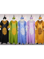 African dresses for women Kaftan Dress Embroidery Bazin Riche Wedding Party Plus Size