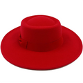 Sombrero Raised Top Fedora Hat 2023 New European and American Fedora Hat Jazz