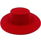 Sombrero Raised Top Fedora Hat 2023 New European and American Fedora Hat Jazz