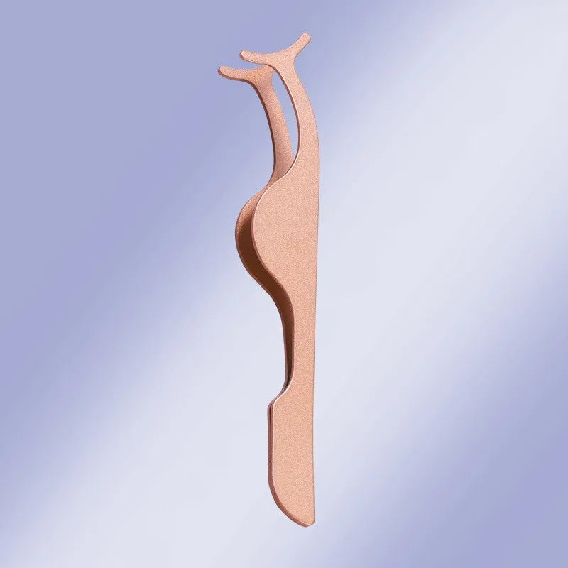 False Eyelash Tweezers Fake Eye Lash Applicator Eyelash Extension Curler Nipper Auxiliary Clip Clamp Makeup Forceps Tools supply