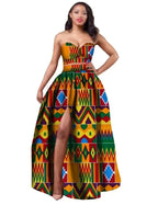 Stock Size Low Price African Dresses for Women Dashiki Ankara Women Evening