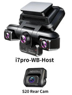 Car dash camera with advanced parking radar assistance