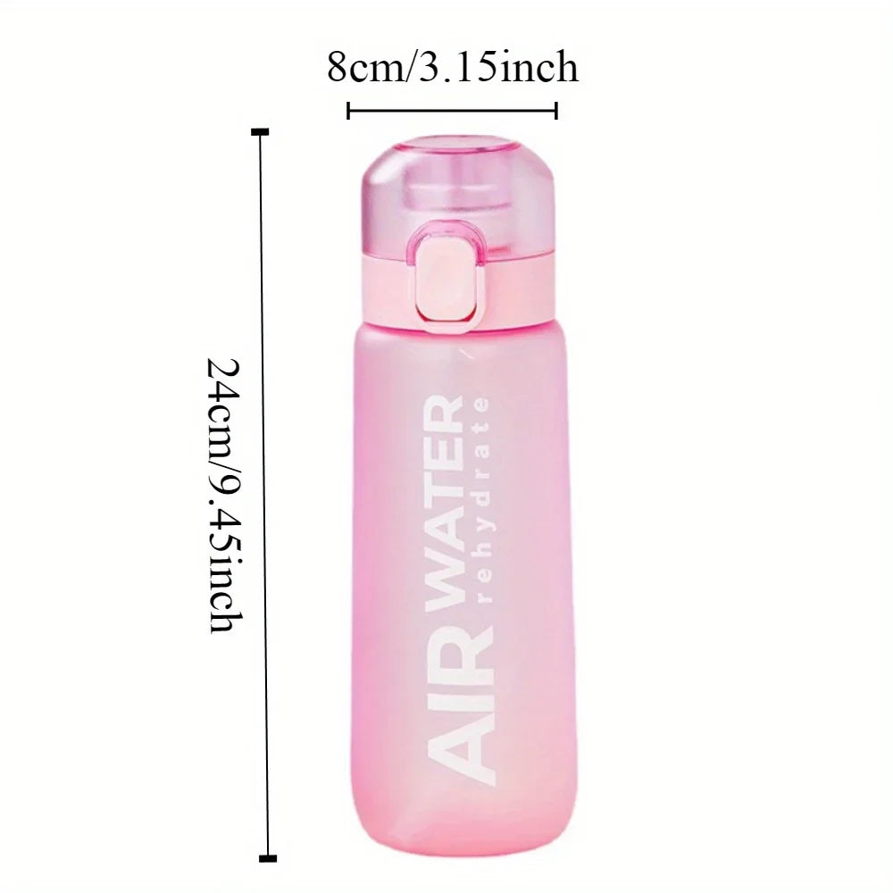 750ml/25oz Fruit Flavor Water Bottle 0 Sugar 0 Calories Sports Drinking Cup with 7 Fruit Pods Ideal for Fitness Sports Outdoor