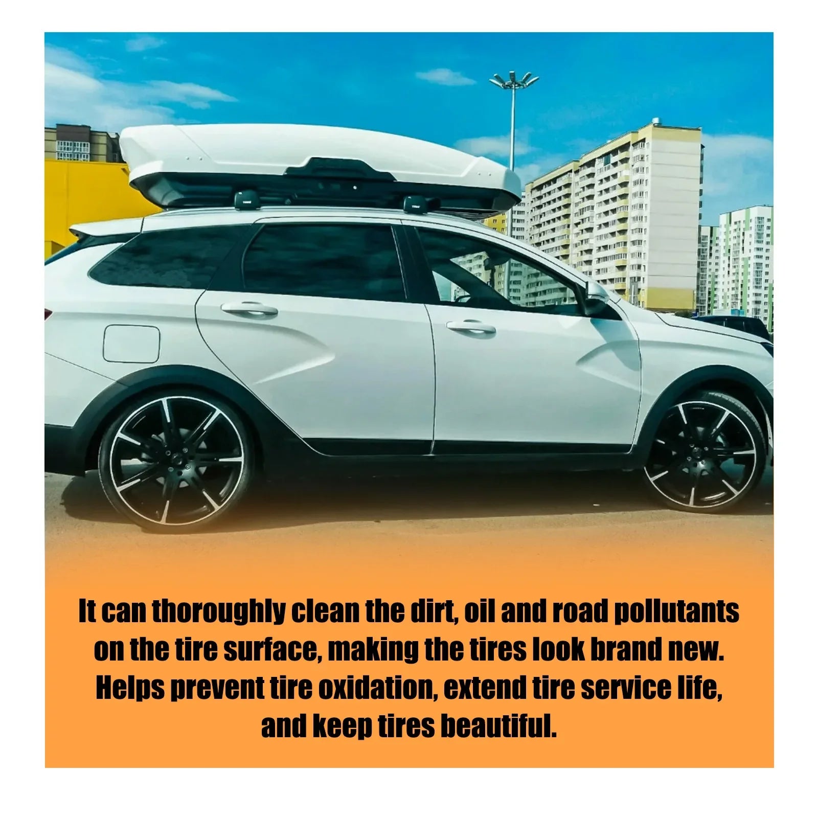 Rayhong Tire & Surface Cleaner 120ml Car Tire Restoration & Rust Removal Spray