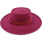 Sombrero Raised Top Fedora Hat 2023 New European and American Fedora Hat Jazz