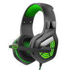 Gaming Headset USB Stereo Surround Wired Headphone with Noise Reduction Mic Earphones for Computer PC Gamer