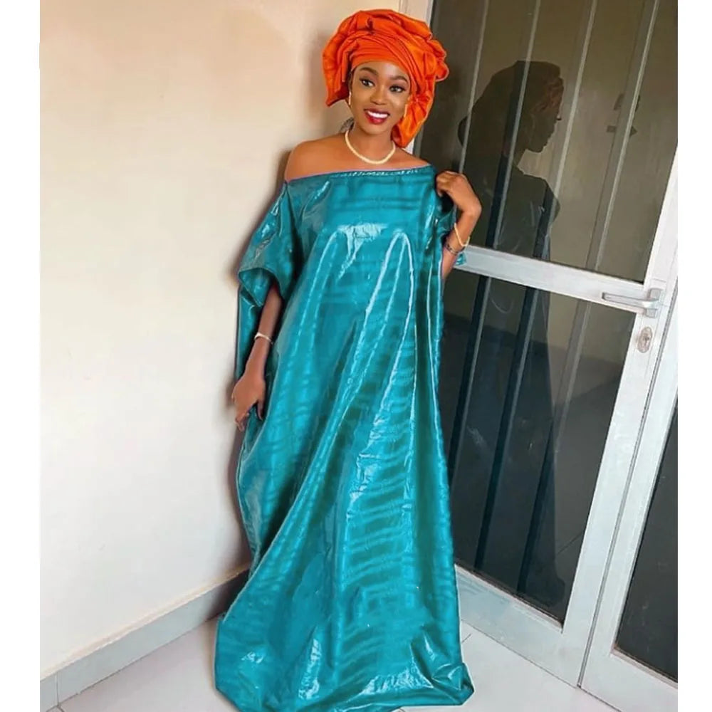 African Dashiki High Quality Bazin Rich For Women Wedding and Party Gown