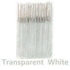 ANNAFRIS 50Pcs  Disposable Eyelash  Brush Soft Head Crystal Eyebrow Brush Lash Extension Brush  Mascara Wand Makeup Tool