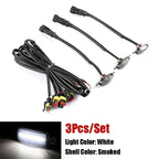 Universal LED Car Lights Front LED Grille Lights With Harness Eagle Eye Lamp