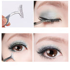 False Eyelash Tweezers Fake Eye Lash Applicator Eyelash Extension Curler Nipper Auxiliary Clip Clamp Makeup Forceps Tools supply