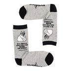 1 Pack Mens & Ladies Mahatma Gandhi Crew Cotton Socks