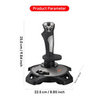 Flight Simulator Gamepad Controller PC Flight Simulation Cockpit Stick for PC/Desktop Game Accessories