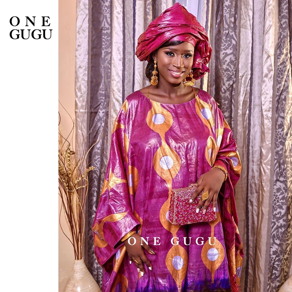 Perfumed First Quality African Dashiki Basin Dress Unique Cuff Design Nigerian Print Bazin RicheWedding Party Boubou Robe