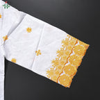 Family Matching African Wedding Outfits For Husband and Wife Bazin Riche Robes Custom Couple Dashiki Set Boy Kid white Dress