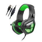 G7 LED Light Gaming Headset USB Stereo Surround Wired Headphone with Noise Reduction Mic Earphones for Computer PC Gamer
