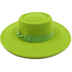 Sombrero Raised Top Fedora Hat 2023 New European and American Fedora Hat Jazz