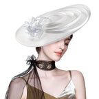 Fancy Christmas Sinamay Fascinator Perfect Wedding Hat Unique Derby Party Hat