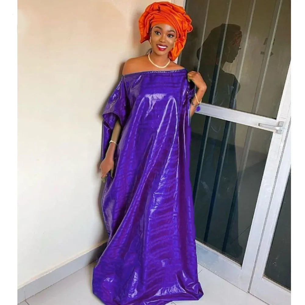 African Dashiki High Quality Bazin Rich For Women Wedding and Party Gown