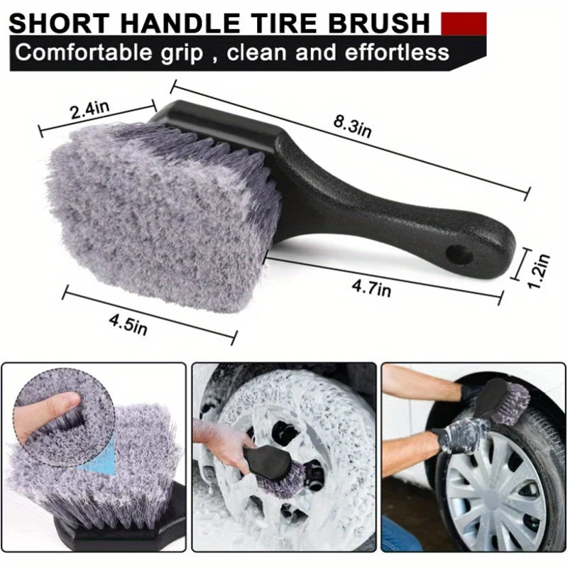 20PCS Car Detailing Brush Kit Wheel, Tire & Drill Cleaning Brush Set