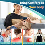Heated Shoulder Massager Machine Eletric Vibration Heating Shoulder Massage Heater Belt Arm Hand Muscle Relaxation Pad Warmer
