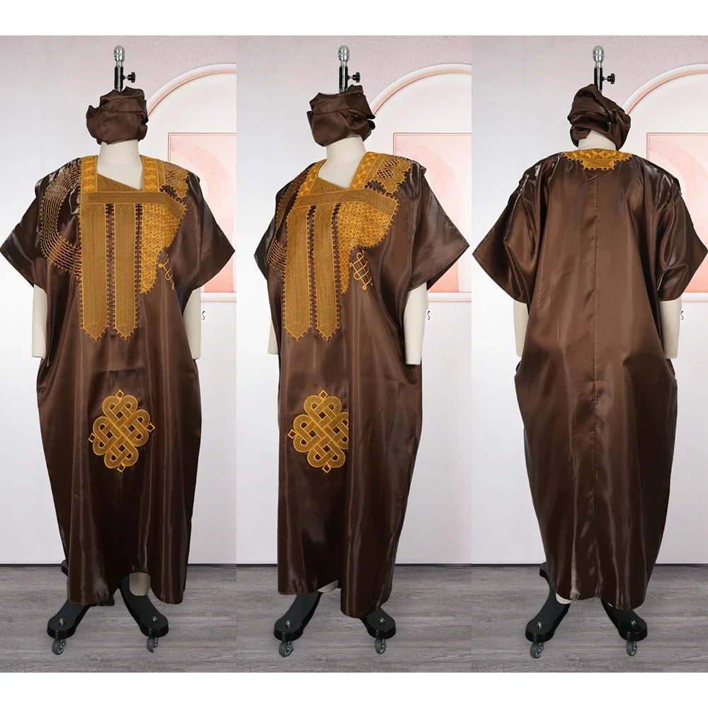 African dresses for women's dresses luxury elegant Embroidery traditional outfit