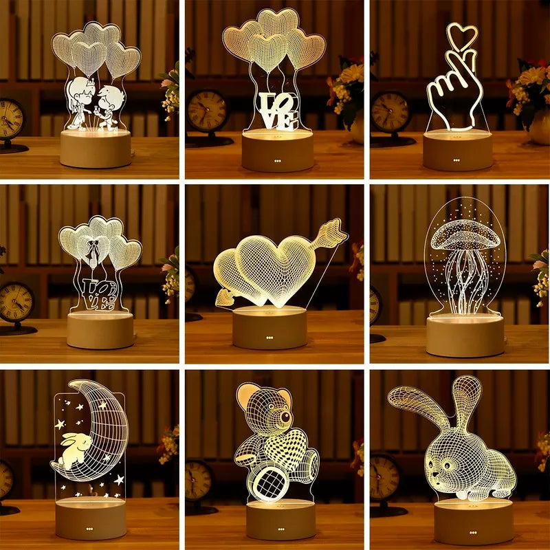 3D Acrylic Led Lamp