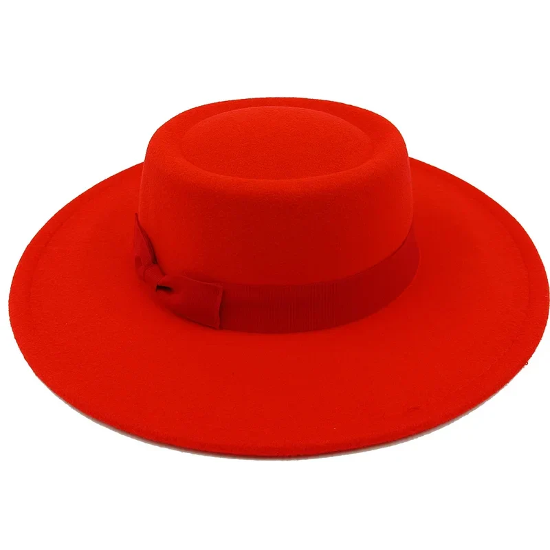 Sombrero Raised Top Fedora Hat 2023 New European and American Fedora Hat Jazz