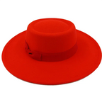 Sombrero Raised Top Fedora Hat 2023 New European and American Fedora Hat Jazz