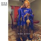 Unique Perfumed First Quality African Dashiki Basin Dress Nigerian Origianl Printing Bazin Riche Wedding Party Boubou Robe