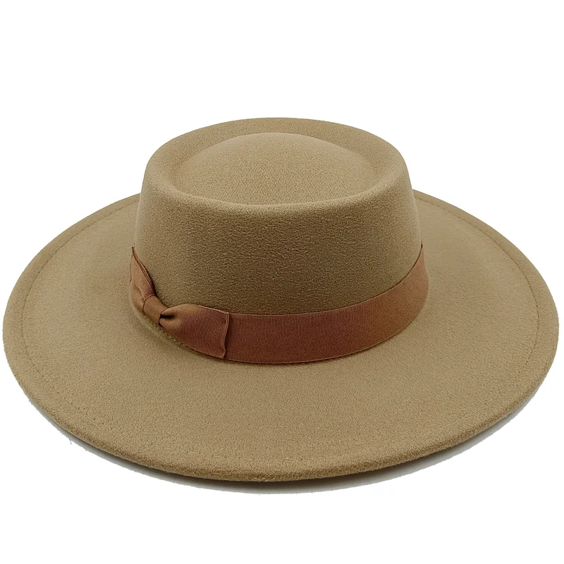 Sombrero Raised Top Fedora Hat 2023 New European and American Fedora Hat Jazz