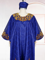 African Dresses for Women Dashiki Traditional Bazin Gown Ankara Embroidery Boubou Robe Nigeria Wedding Evening Party Dress