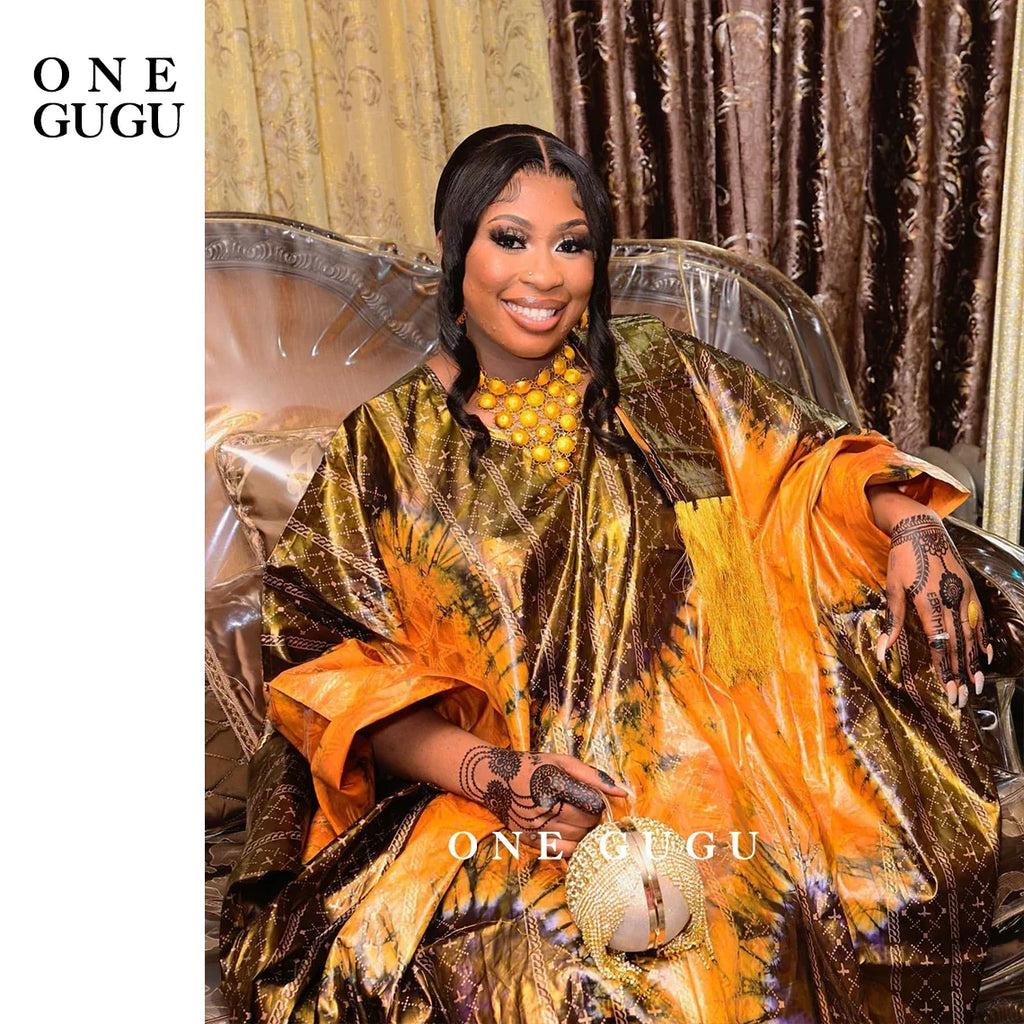 Perfumed First Quality African Dashiki Basin Dress Unique Cuff Design Nigerian Print Bazin RicheWedding Party Boubou Robe